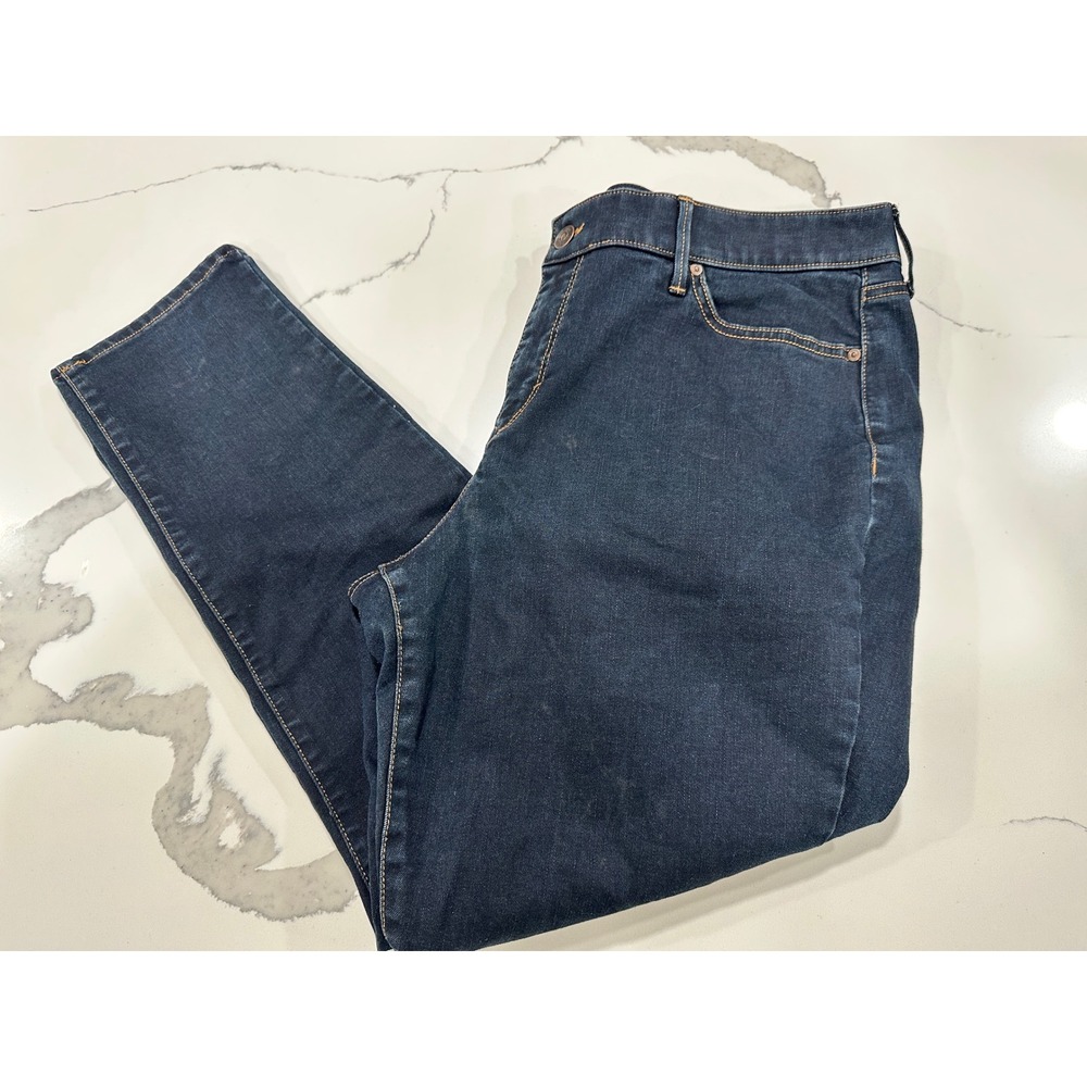Gloria Vanderbilt All-Around Slimming Effect Curvy Jeans Dark Wash Blue 18W